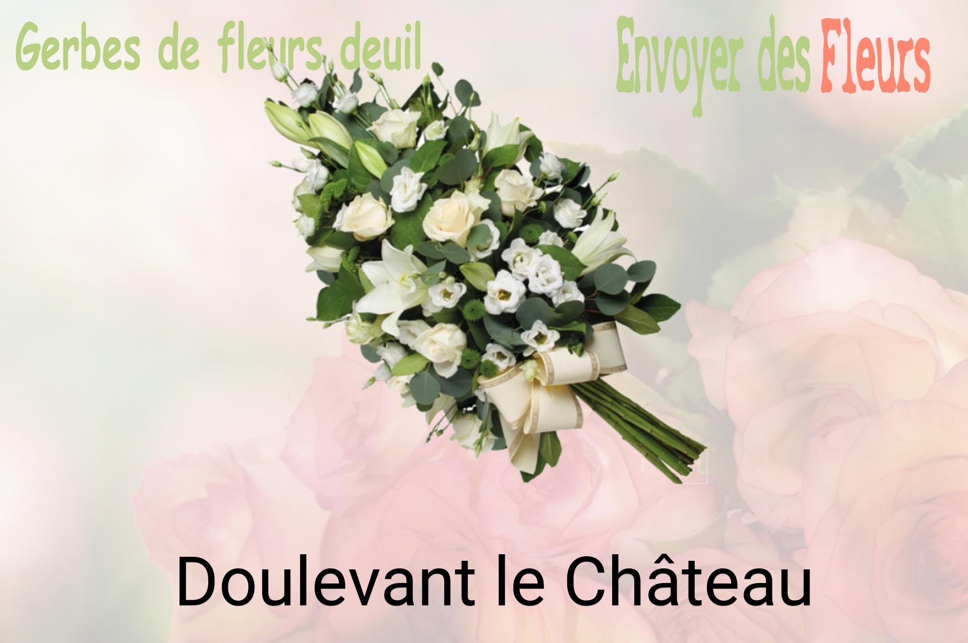 Gerbe de fleurs de deuil livrée à Doulevant-le-Château